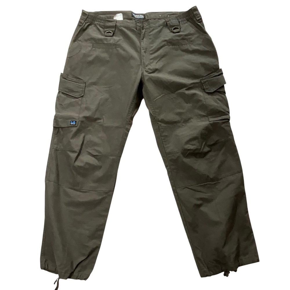LA Police Gear Operator Tactical Pants Men 42W 30 Inseam Olive Green Cargo